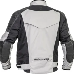 New Halvarssons MC-Jakke – Solberg Lysegrå/Sort