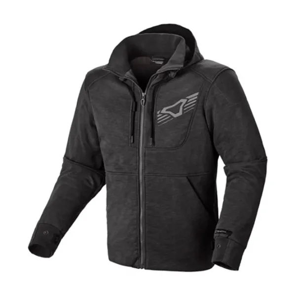 Clearance Macna MC-Jakke – District Hoodie Mørkegrå
