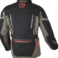 Online Macna MC-Jakke – Ultimax 2.0 Sort/Brun/Rød