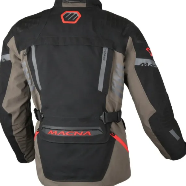 Online Macna MC-Jakke – Ultimax 2.0 Sort/Brun/Rød