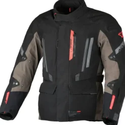 Online Macna MC-Jakke – Ultimax 2.0 Sort/Brun/Rød