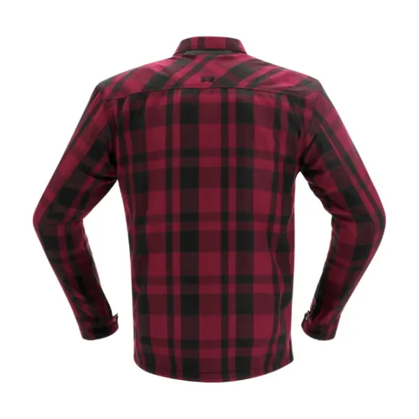Discount Richa MC-Jakke – Forest Shirt Sort/Burgundy