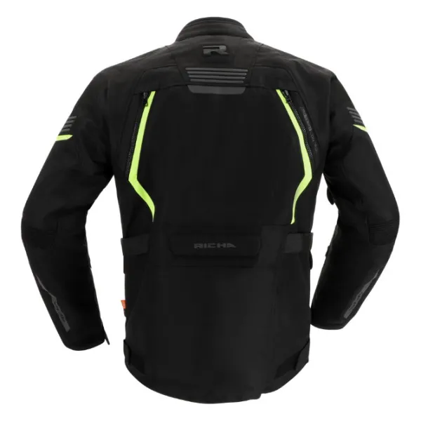 Best Richa MC-Jakke – Phantom 3 Sort/Fluo