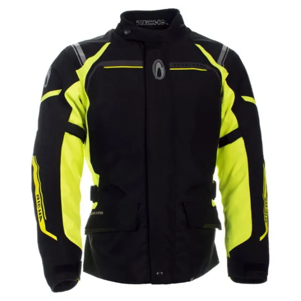 Hot Richa MC-Jakke – Storm 2 Sort/Fluo