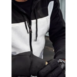 New Richa MC-Jakke – Stradale Hoodie Grå/Sort