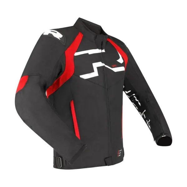 Online Richa MC-Jakke – Stradale Tex WP Hvid/Rød