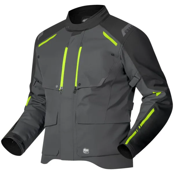 New Richa MC-Jakke – Taurus Sort/Fluo