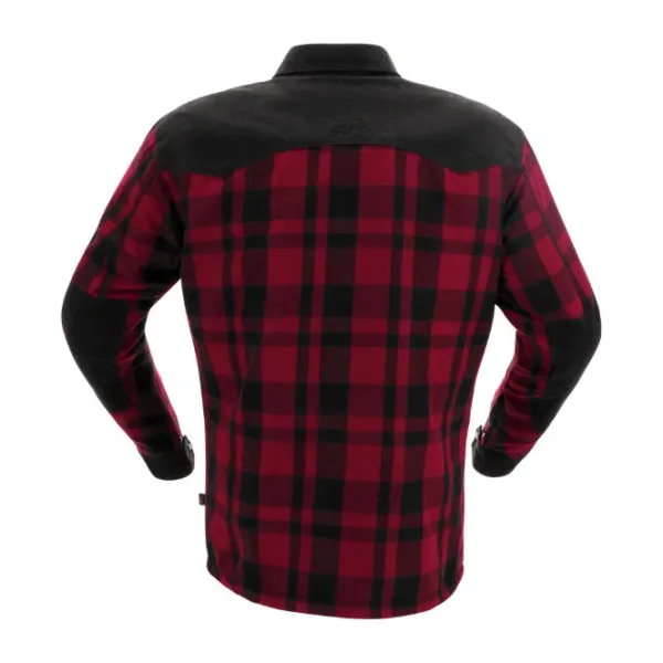 Outlet Richa MC-Jakke – Wisconsin WP Sort/Burgundy