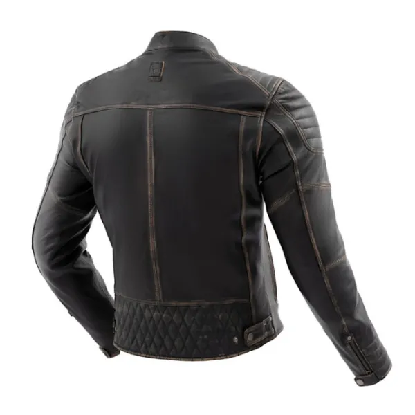 Sale Rebelhorn MC-Læderjakke – Hunter 2 Brun