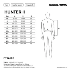Sale Rebelhorn MC-Læderjakke – Hunter 2 Brun