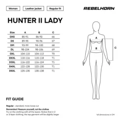 Sale Rebelhorn MC-Læderjakke – Hunter 2 Damejakke Brun