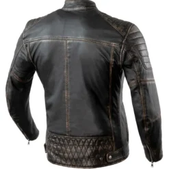 Hot Rebelhorn MC-Læderjakke – Hunter Pro Brun