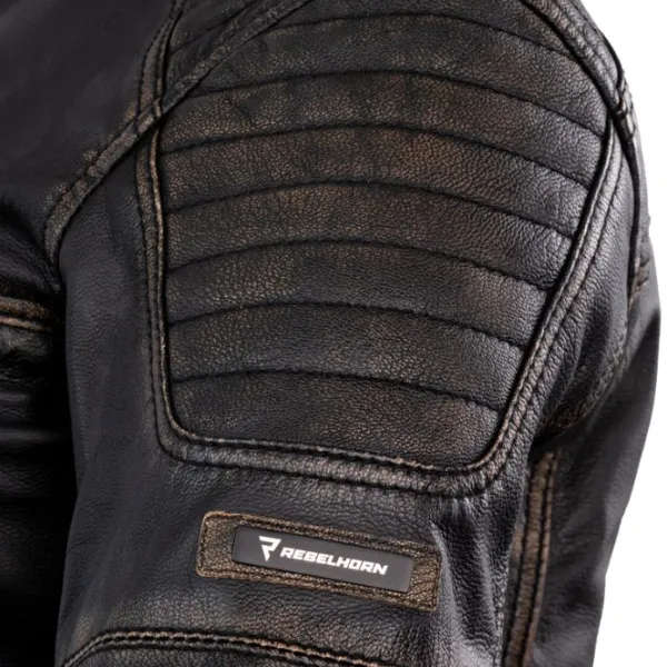 Clearance Rebelhorn MC-Læderjakke – Hunter Pro Damejakke Brun