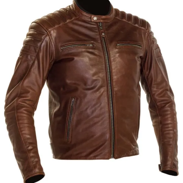 Sale Daytona MC-Læderjakke – Richa 2 Saddle Wood Brown