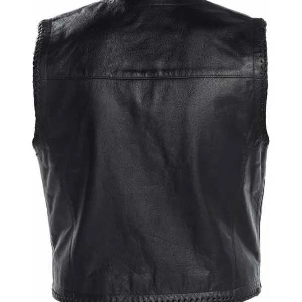 New Richa MC Lædervest – Gilet Sadic uden snører