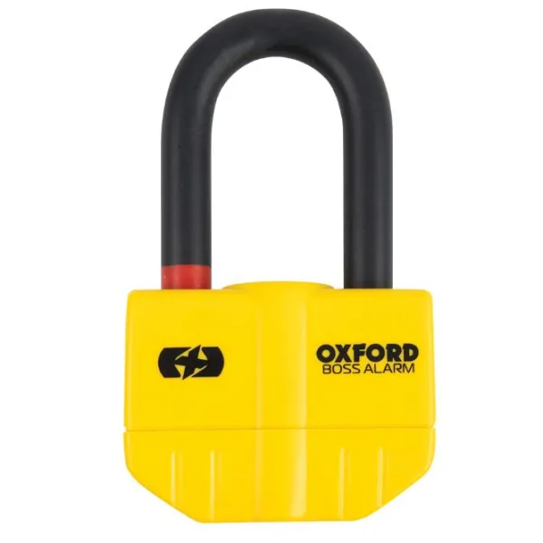 Outlet Oxford MC-Lås – skivebremselås Boss Alarm Gul OF3