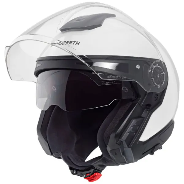 Discount Schuberth MC-Pilothjelm – J2 Blank Hvid