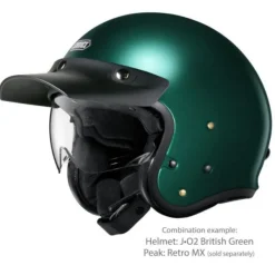 New Shoei MC-Pilothjelm – J.O2 British Green
