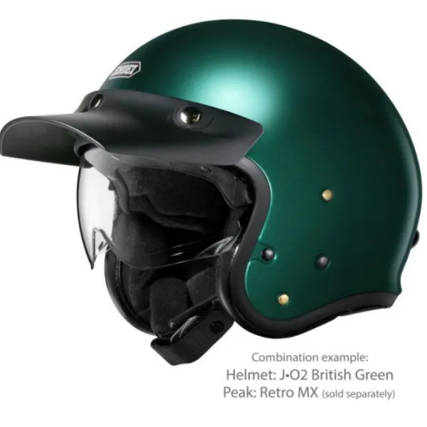 New Shoei MC-Pilothjelm – J.O2 British Green