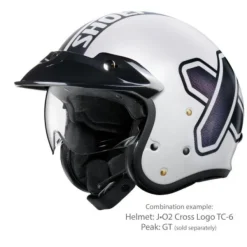 Best Shoei MC-Pilothjelm – J.O2 Cross Logo 2 TC-6