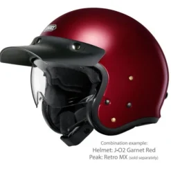 Sale Shoei MC-Pilothjelm – J.O2 Garnet Metallic