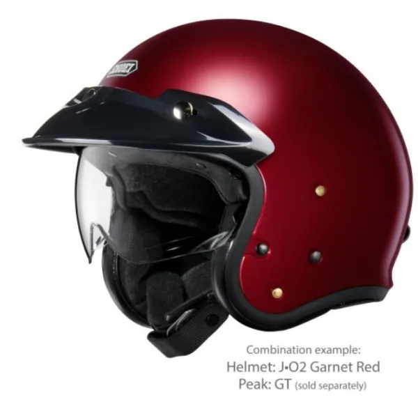 Sale Shoei MC-Pilothjelm – J.O2 Garnet Metallic