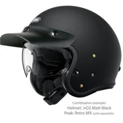 Sale Shoei MC-Pilothjelm – J.O2 Matt Black