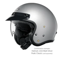 Hot Shoei MC-Pilothjelm – J.O2 Matt Light Silver