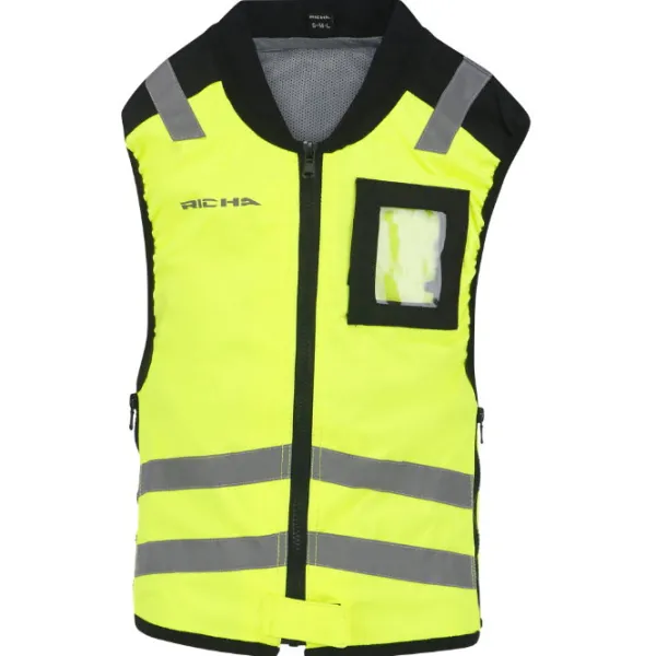 Richa MC-Refleksvest – Sleeveless Safety Jacket Junior Fluo