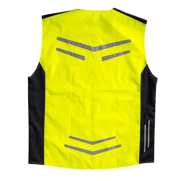 Rusty Stitches MC-Refleksvest – Safety Vest Stewart Yellow Fluo