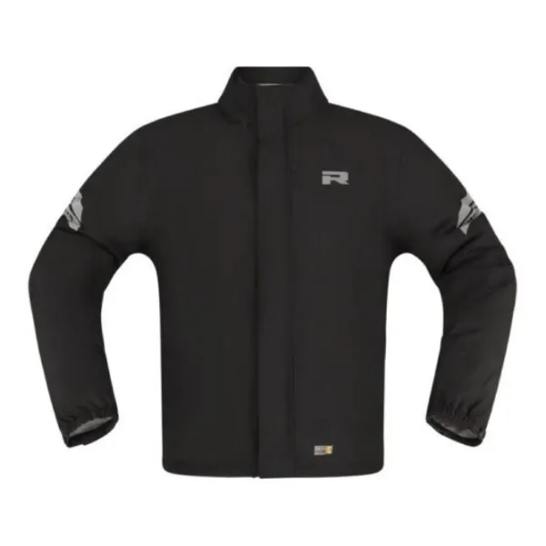 Clearance Richa MC-Regnjakke – Rain Stretch 2L Hoodie Sort
