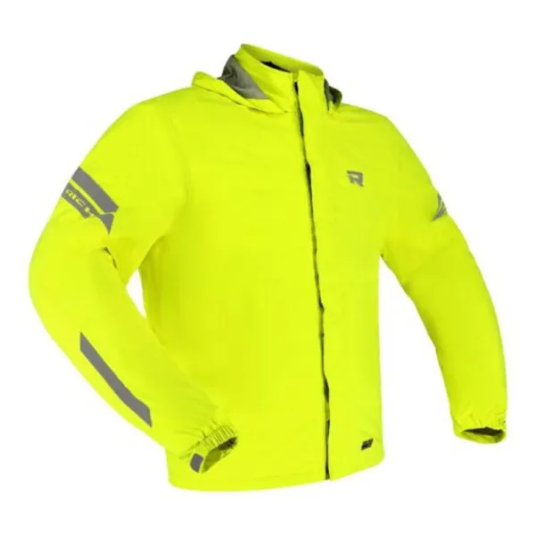 Outlet Richa MC-Regnjakke – Rain Stretch 2L Hoodie Fluo