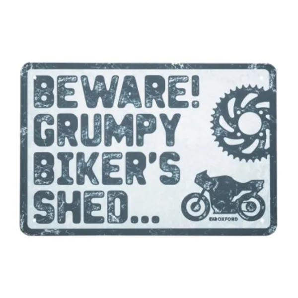 Sale Oxford MC-Skilte – Garageskilt – Beware OX384