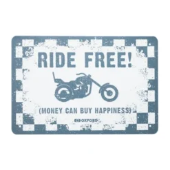 Outlet Oxford MC-Skilte – Garageskilt – Ride Free OX382