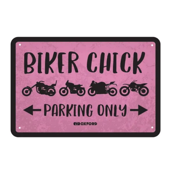 Best Oxford MC-Skilte – Garageskilt – Biker Chick OX366
