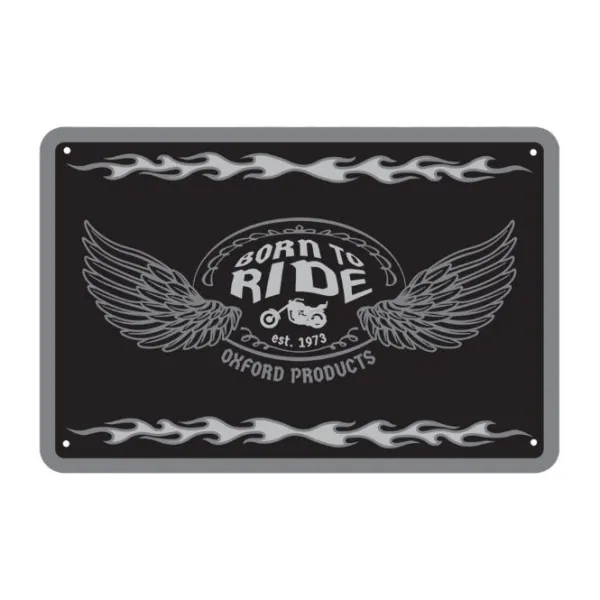 Online Oxford MC-Skilte – Garageskilt – Born To Ride OX371