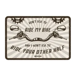 Best Oxford MC-Skilte – Garageskilt – Don’t Ask To Ride My Bike OX372