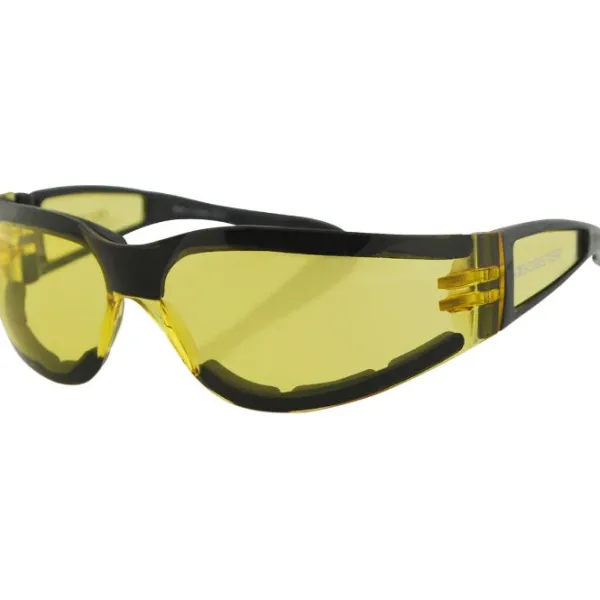 Clearance obster MC Solbriller – B Shield II Adventure Yellow