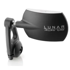 Clearance MC-Spejl – Rizoma Lunar Styrende Spejl Sort BS315BM