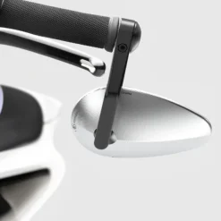 Outlet MC-Spejl – Rizoma Reverse Radial Styrende Spejl Sølv BS233A