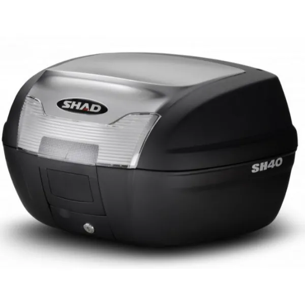 Outlet Shad MC Top Bagageboks – SH40 Cover blank sølv