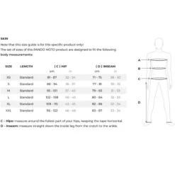 Hot Pando Moto MC underbukser – Armored Motorcycle Leggings Unisex – SKIN UH 03