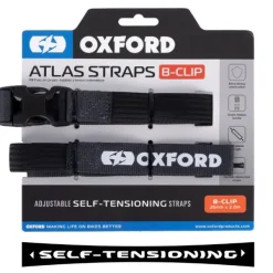 Clearance Oxford – Atlas B-Clip 26mm x 2.0M Asphalt (Pair) OX322