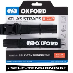Hot Oxford – Atlas B-Clip 26mm x 1.2M Black (Pair) OX318