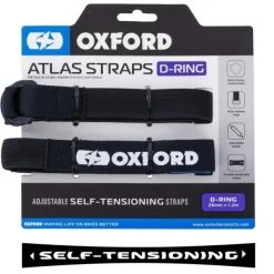 Online Oxford Atlas D-Ring 26mm x 1.2M Black (Pair) OX324