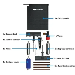 Sale Oxford – CO2 Tyre Repair Kit OX720